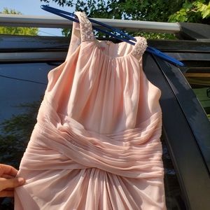 DB long beautiful blush pink dress